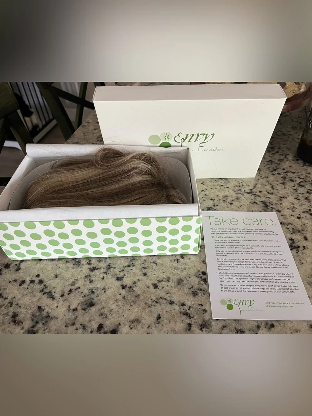 Envy “Bobbi” “Ginger Cream” Color Wig